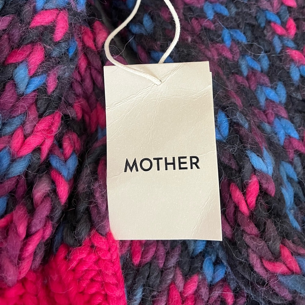 {MOTHER} The Bell Sleeve Jumper Sweater Alpaca and Wool Blend in Chunk of Chain - Picture 14 of 16